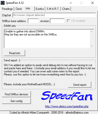 SpeedFan (скриншот, фото)